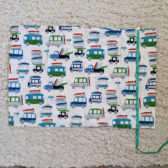 Pottery Barn Kids Cars Print Standard Pillow Case - Picture 5 of 8